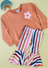 Load image into Gallery viewer, Let Love Grow Organic Sweatshirt - Coral Orange - littlelightcollective