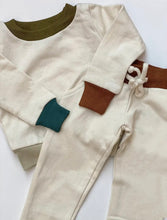 Load image into Gallery viewer, Fleece Joggers - Schoolhouse Color Block - littlelightcollective