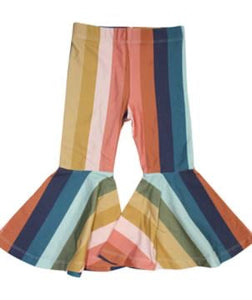 Britney Bells - Bold Rainbow Bell Bottoms - littlelightcollective