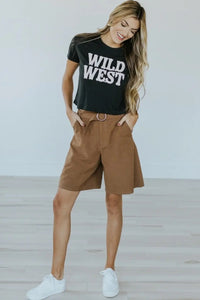 Wild West Crop Tee - littlelightcollective