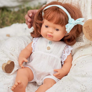 Baby Doll Redhead Girl 15" April - littlelightcollective