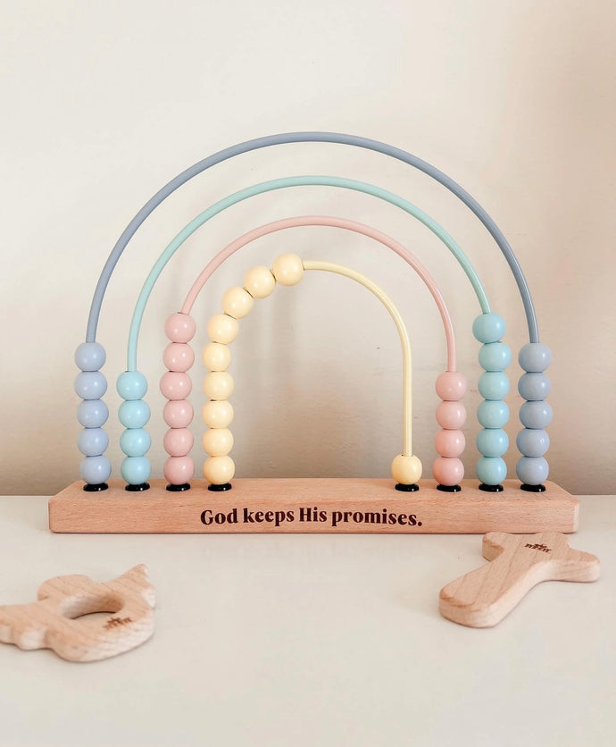 Promise Wooden Rainbow Abacus - littlelightcollective
