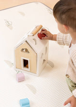 Load image into Gallery viewer, Pre-Order Wooden Shapes Sorting House - littlelightcollective