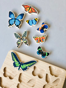 BAJO World of Butterflies Wooden Puzzle - littlelightcollective