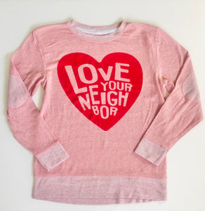 Love Your Neighbor Terry Sweatshirt - littlelightcollective