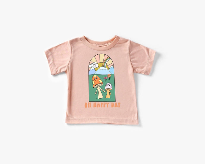 Oh Happy Day Shirt - Pink - littlelightcollective