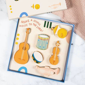 Pre-Order Joyful Noise Puzzle | Christian Kids Gift | Music | Wooden - littlelightcollective