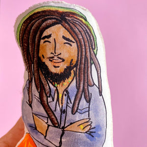Rasta Man Organic baby rattle - littlelightcollective