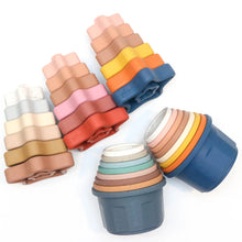Load image into Gallery viewer, Silicone Star Stacker Toys - Desert - littlelightcollective