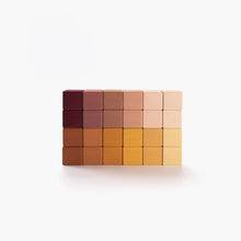 Load image into Gallery viewer, Wooden Blocks Set Multicoloured Toy for Children Cubes - littlelightcollective