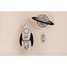 Load image into Gallery viewer, Rocket + Astronaut Pillow - littlelightcollective