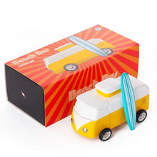 Load image into Gallery viewer, Magnetic Beach Bus Sunset - Camper Van + Surfboard - littlelightcollective