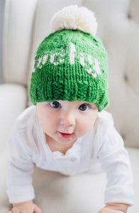 Lucky St. Patrick's Day Hand Knit Beanie Hat - littlelightcollective