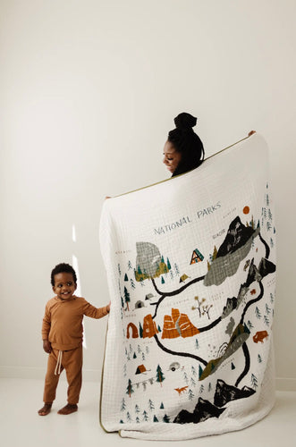 National parks baby blanket online