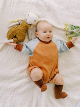 Load image into Gallery viewer, LONG BODYSUIT WAFLE - Thai Tea - littlelightcollective