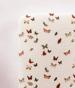 Preorder - Butterfly Migration Crib Sheet - littlelightcollective