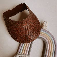 Load image into Gallery viewer, Rattan Sun Visor for Mini - littlelightcollective