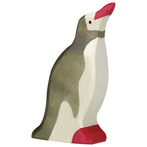 Penguin, head raised - littlelightcollective