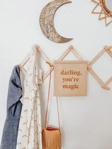 Darling, You're Magic Banner Hang Sign - littlelightcollective