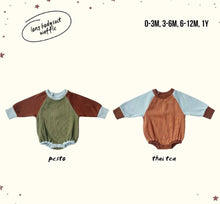 Load image into Gallery viewer, LONG BODYSUIT WAFLE - Thai Tea - littlelightcollective