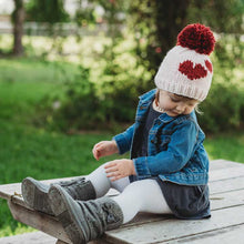 Load image into Gallery viewer, Sweetheart Knit Beanie Hat - littlelightcollective