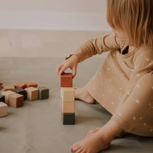Load image into Gallery viewer, Wooden Blocks Set Multicoloured Toy for Children Cubes Block - littlelightcollective