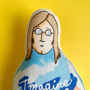 Mr Imagine In Jeans Baby Rattle - littlelightcollective