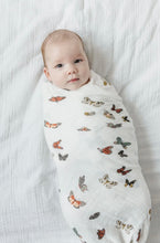 Load image into Gallery viewer, Preorder - Butterfly Migration Swaddle - littlelightcollective