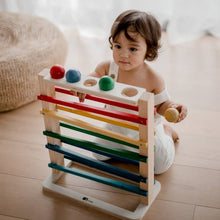 Load image into Gallery viewer, Track a ball Wooden Rack - littlelightcollective