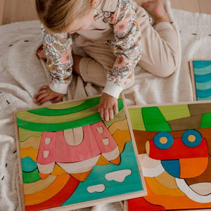 Fairy Castle Puzzle And Play Set - littlelightcollective