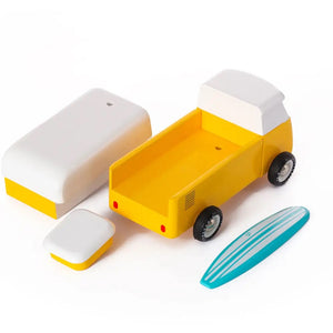 Magnetic Beach Bus Sunset - Camper Van + Surfboard - littlelightcollective