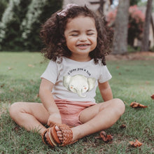 Load image into Gallery viewer, &quot;I Love You A Ton&quot; Elephant Short Sleeve Organic Bodysuit - littlelightcollective