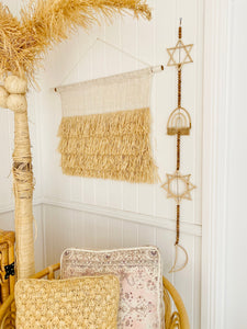 Multi Rattan Bunting - Vertical - littlelightcollective