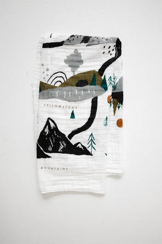 PRE ORDER - National Parks Swaddle - littlelightcollective