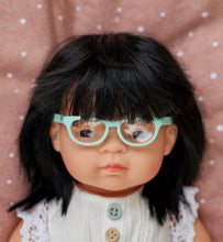 Load image into Gallery viewer, Turquoise Glasses for 15&#39;&#39; Dolls - littlelightcollective