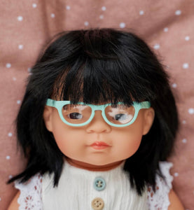 Turquoise Glasses for 15'' Dolls - littlelightcollective