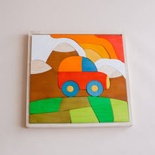 Load image into Gallery viewer, Car Puzzle &amp; Play Set - littlelightcollective