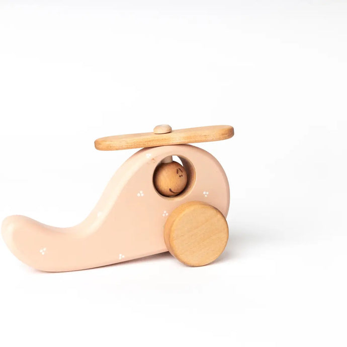Wooden Helicopter Toy - First Crush - littlelightcollective