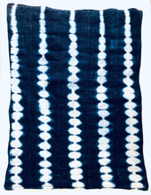 Load image into Gallery viewer, Indigo Wave Mudcloth Baby Blanket - littlelightcollective